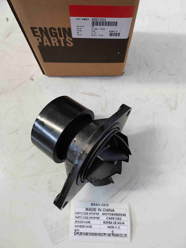 Cummins ISDE engine cooling water pump/4891252