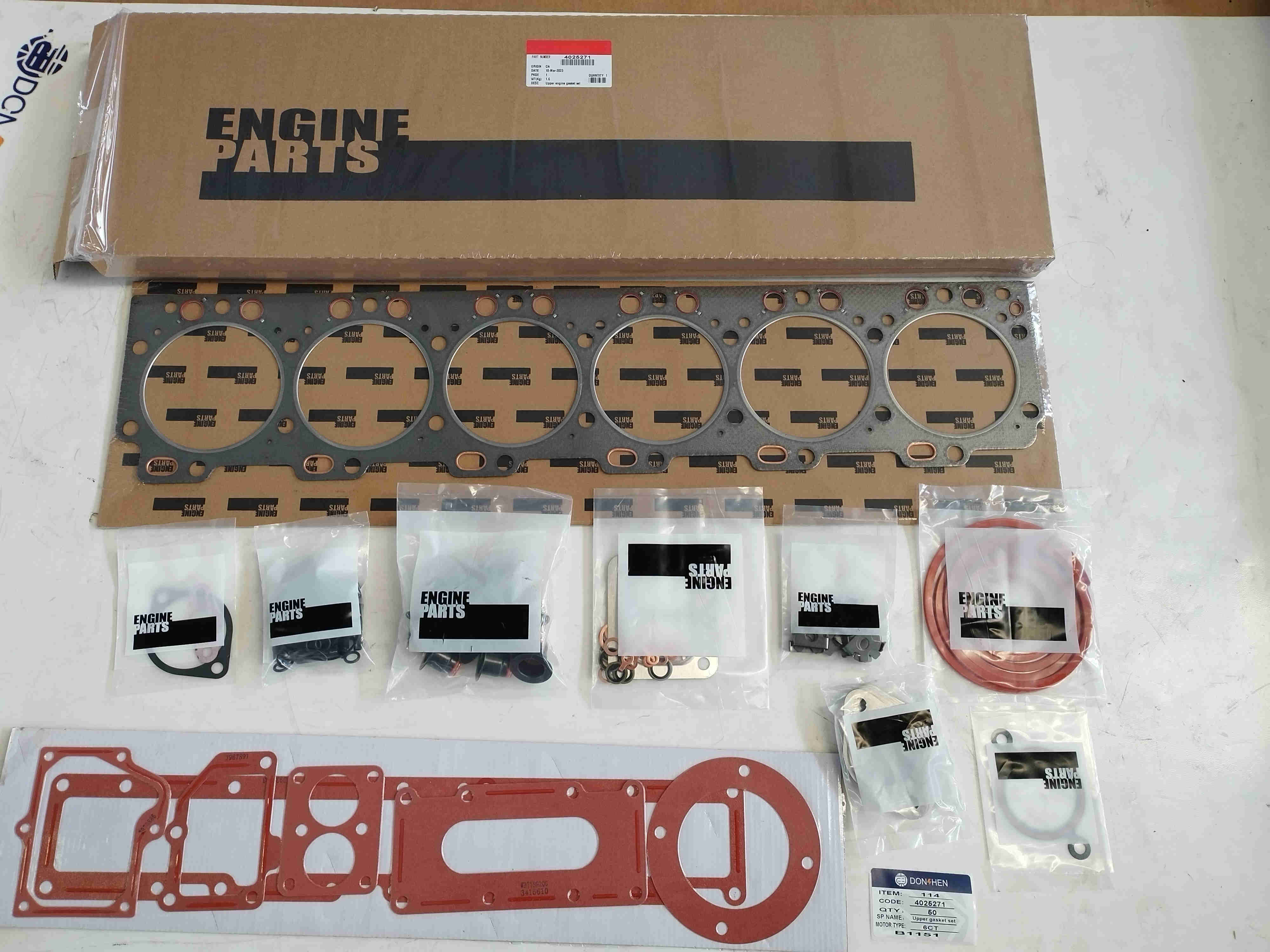 Cummins 6CT Engine Upper Repair Kit/4025271