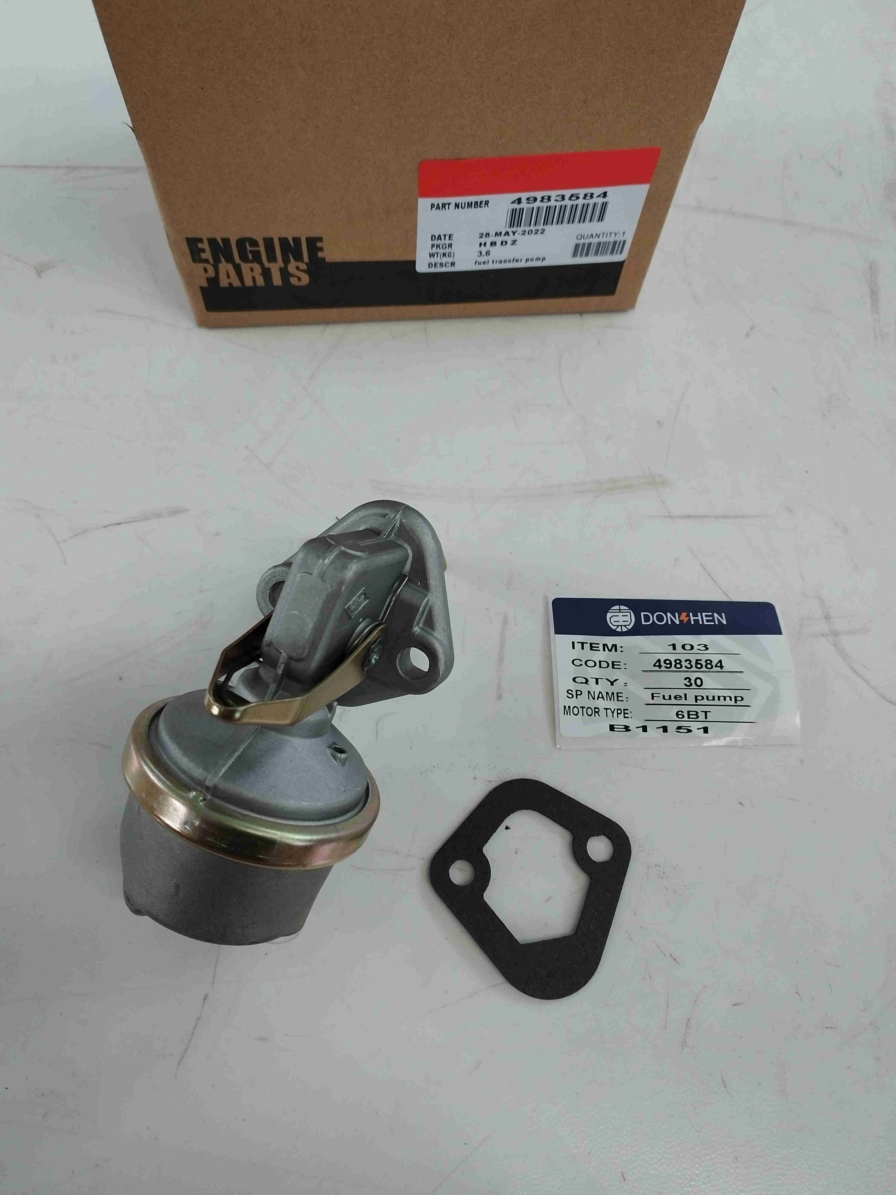 Dongfeng Cummins 6BT Diaphragm Oil Transfer Pump 4983584