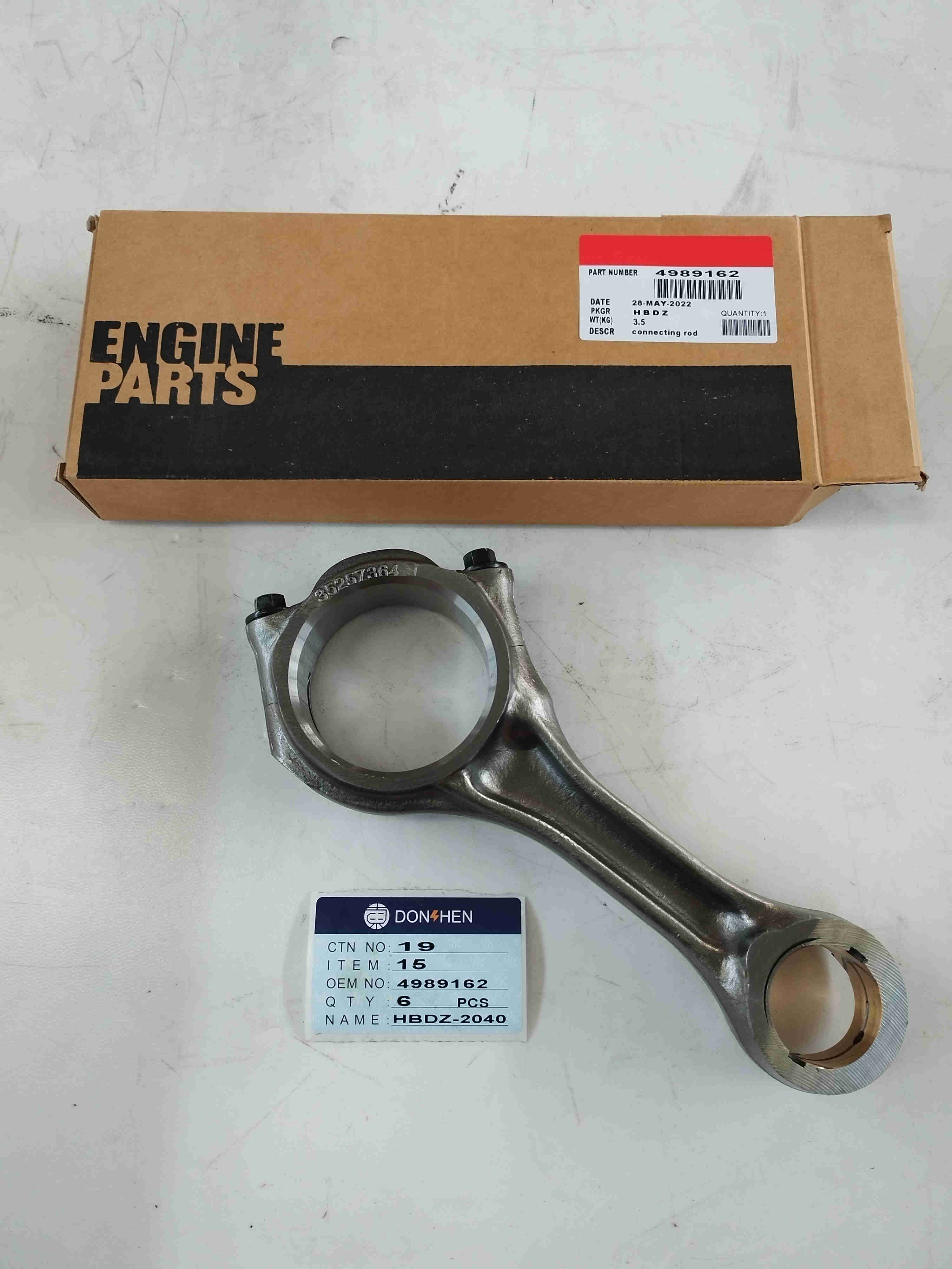Cummins engine ISF3.8 connecting rod assembly/4989162
