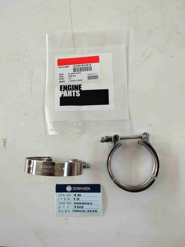 Cummins 6BT engine supercharger elbow clamp V-shaped clamp/3069053